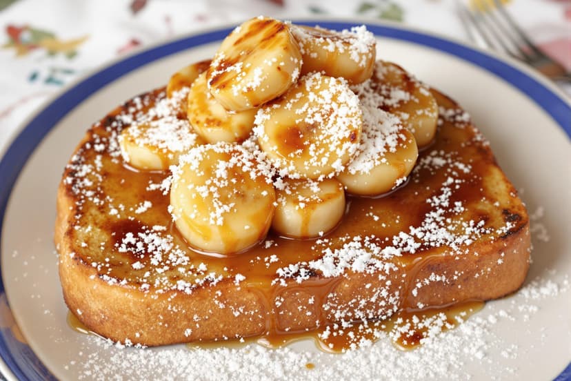 Chelsea's French Toast with Bananas Foster