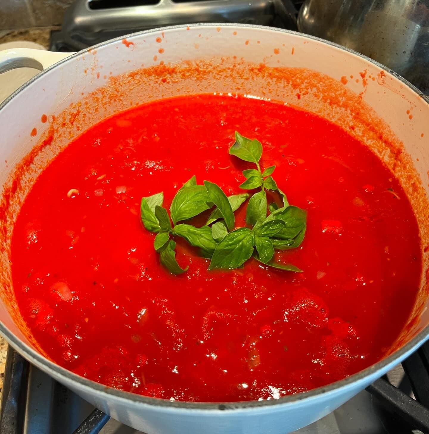 Marinara Sauce with a Fresh Twist