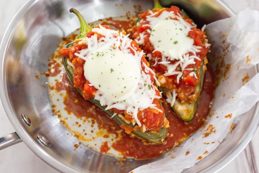 Stuffed Poblano Peppers